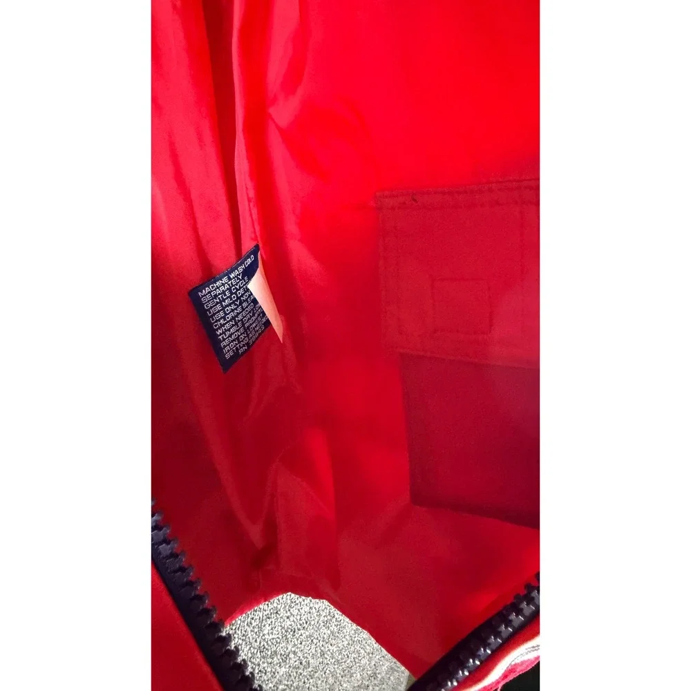 Mackintosh New England Mens Red Zip Front Rain Jacket Barn Coat Size M 8711